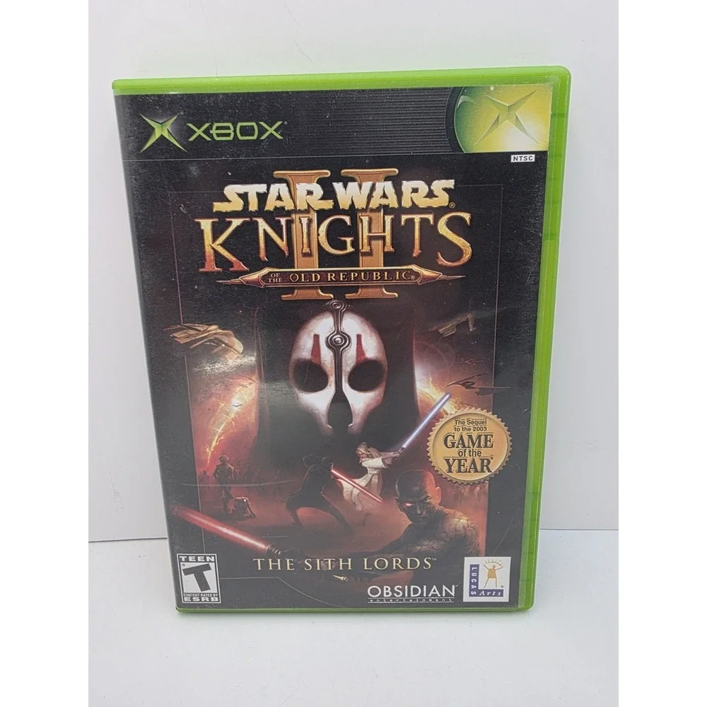 Star Wars Knights of the Old Republic II Sith Lords Xbox Complete CIB GOTY SEE